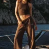 Pantaloni della tuta Accolade a gamba dritta - Espresso