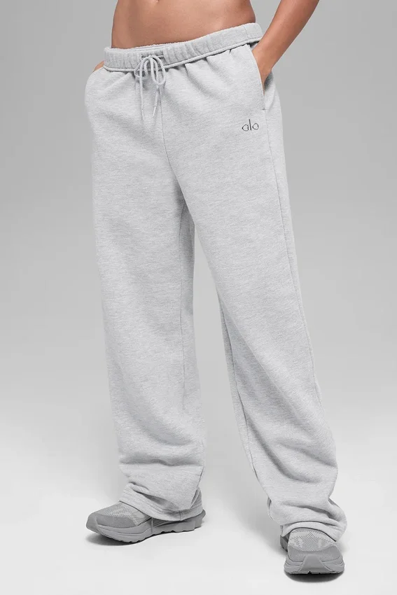 Pantaloni della tuta Accolade a gamba dritta - Grigio melange atletico