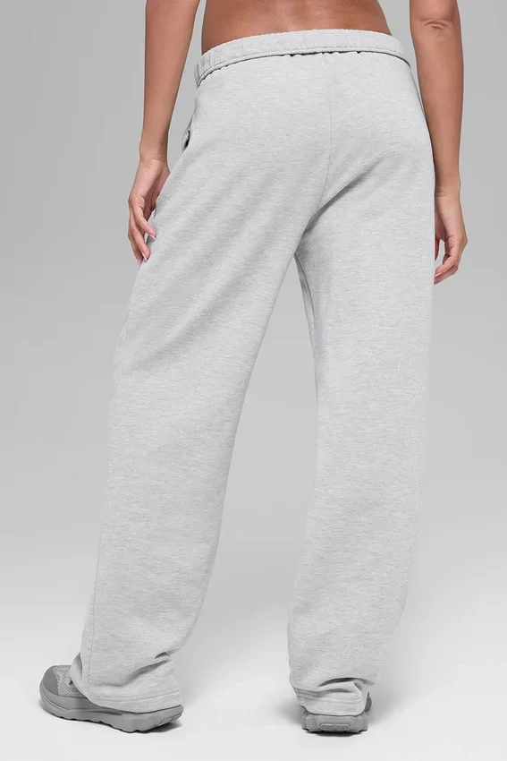 Pantaloni della tuta Accolade a gamba dritta - Grigio melange atletico
