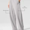 Pantaloni della tuta Accolade a gamba dritta lavati - Grigio cielo