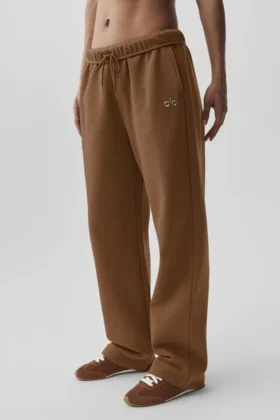 Pantaloni della tuta Accolade a gamba dritta – Marrone baciato dal sole