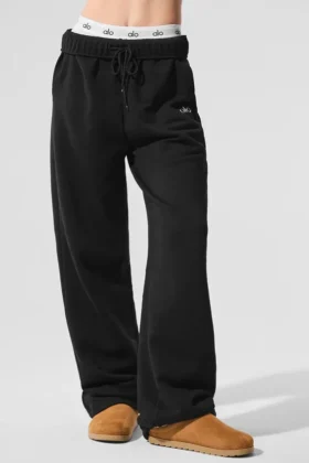 Pantaloni della tuta Accolade a gamba dritta – Nero