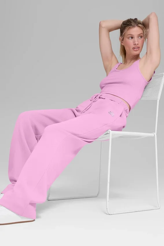 Pantaloni della tuta Accolade a gamba dritta - Rosa Candy Heart