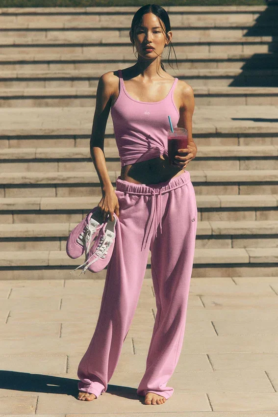 Pantaloni della tuta Accolade a gamba dritta - Rosa Candy Heart