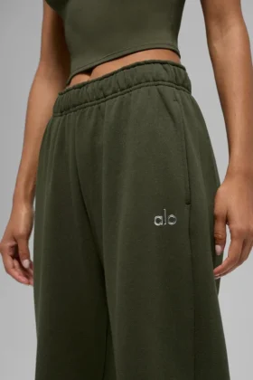 Pantaloni della tuta Accolade a gamba dritta – Verde oliva