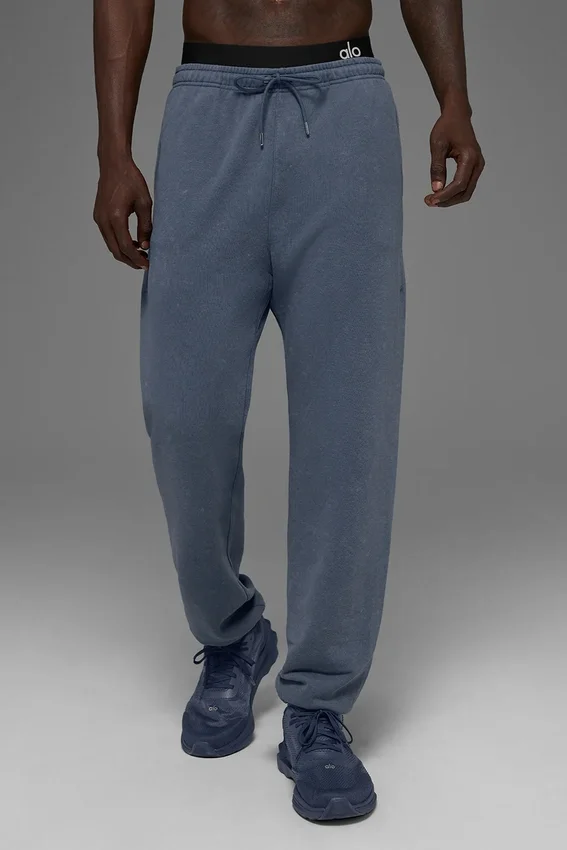 Pantaloni della tuta Chill con lavaggio vintage - Lavaggio Bluestone