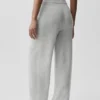 Pantaloni della tuta della linea New Class in misto lana e cashmere - Bianco melange