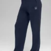 Pantaloni della tuta della linea New Class in misto lana e cashmere - Blu navy
