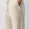 Pantaloni della tuta della linea New Class in misto lana e cashmere - Oatmeal Heather