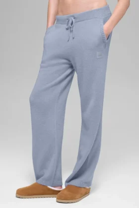 Pantaloni della tuta della linea New Class in misto lana e cashmere - Winter Frost
