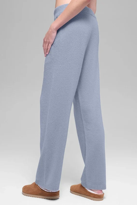 Pantaloni della tuta della linea New Class in misto lana e cashmere - Winter Frost