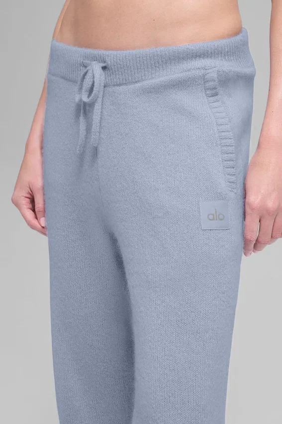 Pantaloni della tuta della linea New Class in misto lana e cashmere - Winter Frost