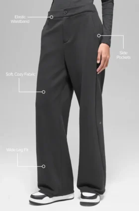 Pantaloni della tuta High-Waist – Antracite
