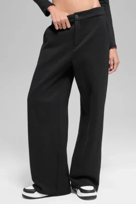 Pantaloni della tuta High-Waist - Nero