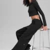 Pantaloni della tuta High-Waist - Nero