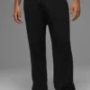 Pantaloni della tuta in maglia a coste Domain - Nero