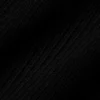 Maglione a girocollo con maglia a coste Domain - Nero