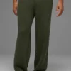 Pantaloni della tuta in maglia a coste Domain - Verde oliva