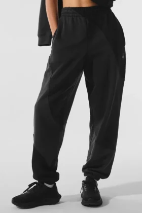 Pantaloni della tuta Make Waves - Nero vintage sfumato