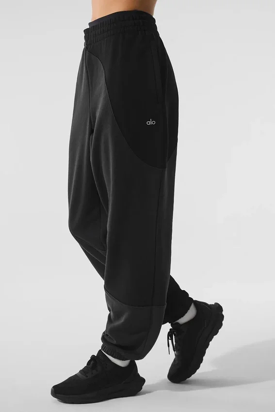 Pantaloni della tuta Make Waves - Nero vintage sfumato
