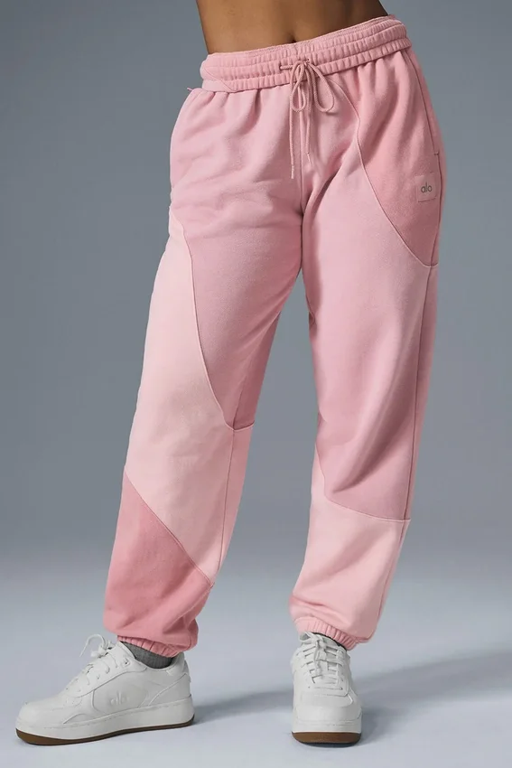 Pantaloni della tuta Make Waves - Rosa tramonto sfumato
