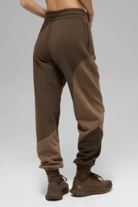 Pantaloni della tuta Make Waves – Tonalità espresso