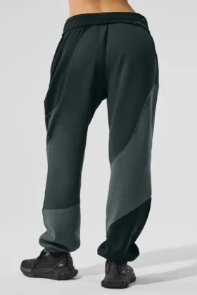 Pantaloni della tuta Make Waves – Verde antracite sfumato
