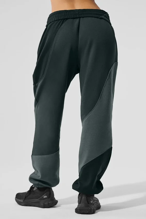 Pantaloni della tuta Make Waves - Verde antracite sfumato