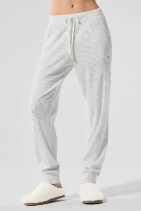 Pantaloni della tuta Muse - Bianco melange