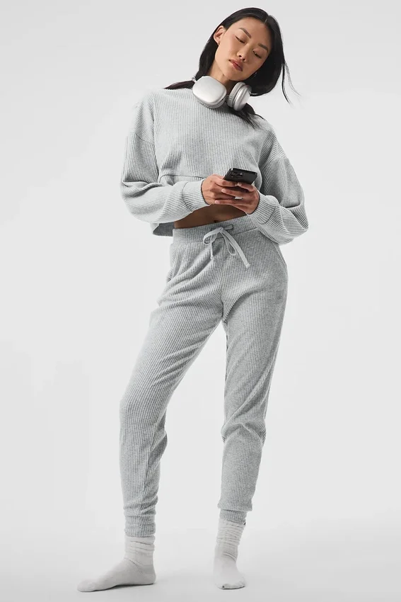 Pantaloni della tuta Muse - Grigio melange sportivo