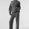 Pantaloni della tuta New Class in lana e cashmere - Grigio platino