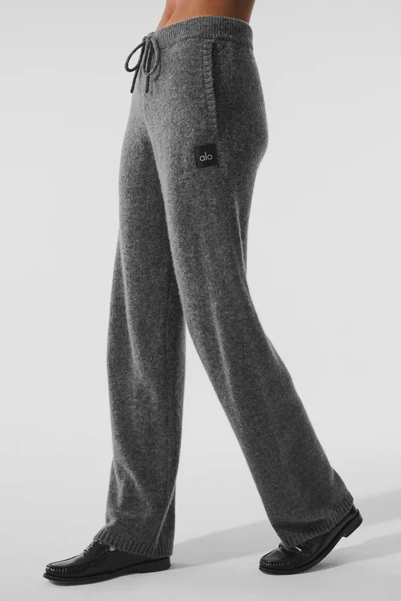 Pantaloni della tuta New Class in lana e cashmere - Grigio platino