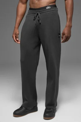 Pantaloni della tuta Scholar a gamba dritta - Antracite