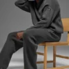 Pantaloni della tuta Scholar a gamba dritta - Antracite