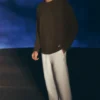 Pantaloni della tuta Scholar a gamba dritta - Avorio