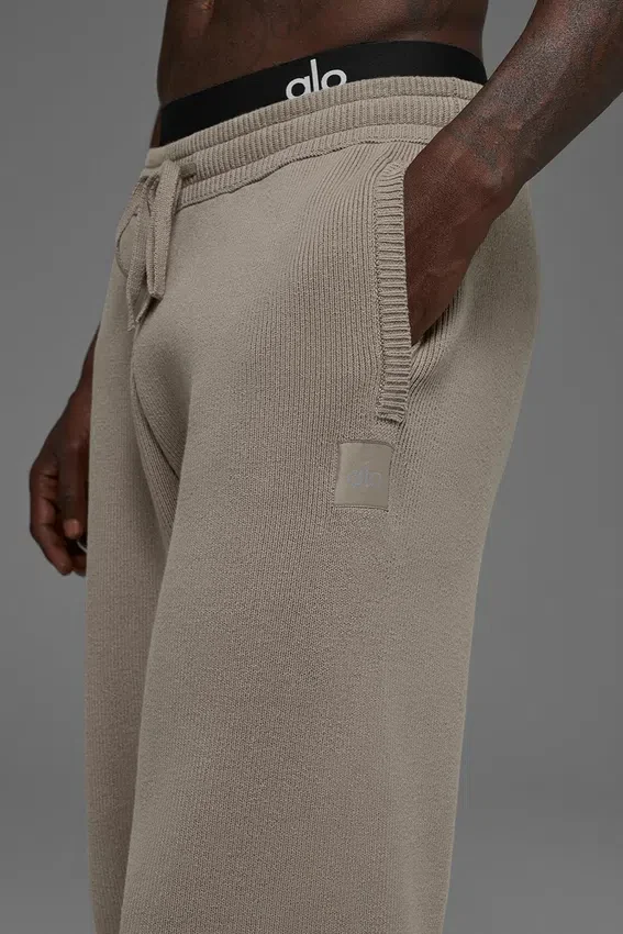 Pantaloni della tuta Scholar a gamba dritta - Cacao chiaro