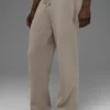 Pantaloni della tuta Scholar a gamba dritta - Cacao chiaro