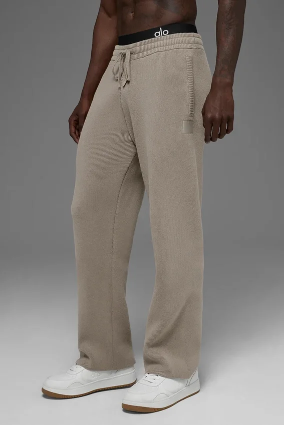 Pantaloni della tuta Scholar a gamba dritta - Cacao chiaro