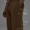 Pantaloni della tuta Scholar a gamba dritta - Espresso