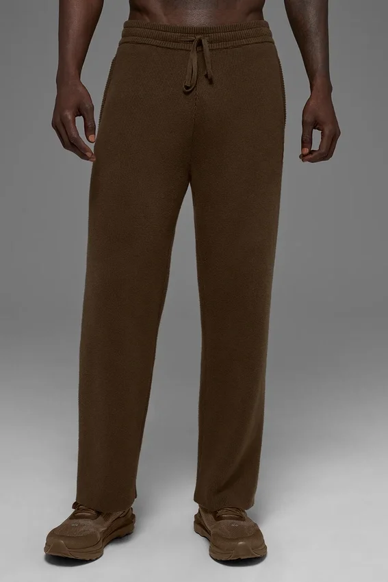 Pantaloni della tuta Scholar a gamba dritta - Espresso