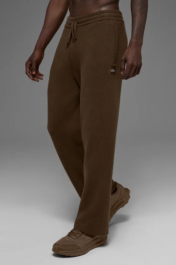 Pantaloni della tuta Scholar a gamba dritta - Espresso
