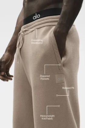 Pantaloni della tuta Scholar a gamba dritta – Gravel