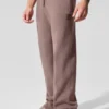 Pantaloni della tuta Scholar a gamba dritta - Grigio fungo melange