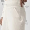 Pantaloni della tuta Serenity a gamba larga - Avorio