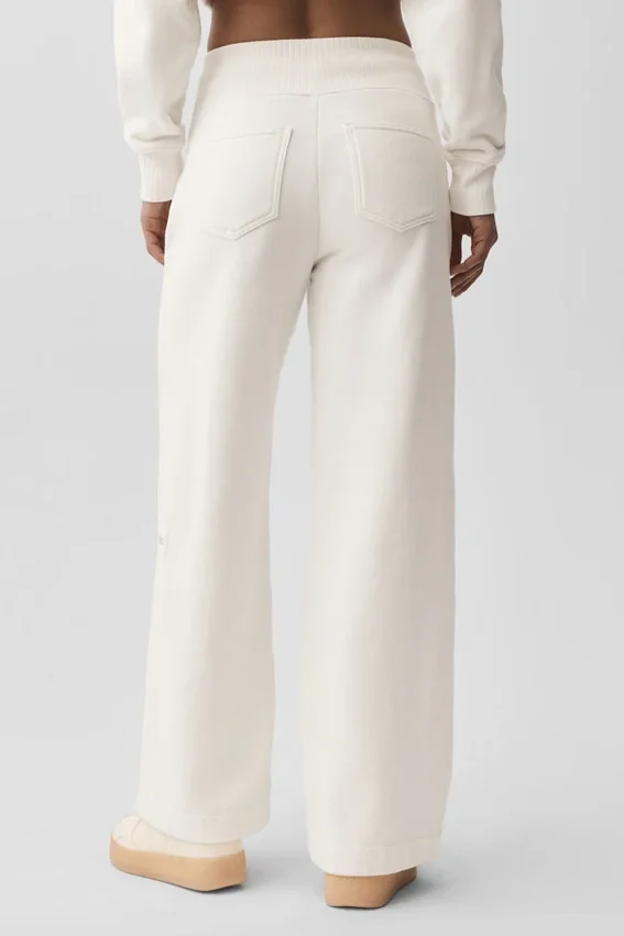 Pantaloni della tuta Serenity a gamba larga - Avorio