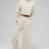 Pantaloni della tuta Serenity a gamba larga - Oatmeal Heather