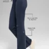 Pantaloni della tuta Sway a zampa - Blu navy