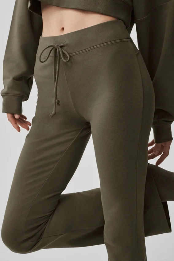 Pantaloni della tuta Sway a zampa - Olive Tree
