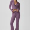 Pantaloni della tuta Sway a zampa - Plum Kiss