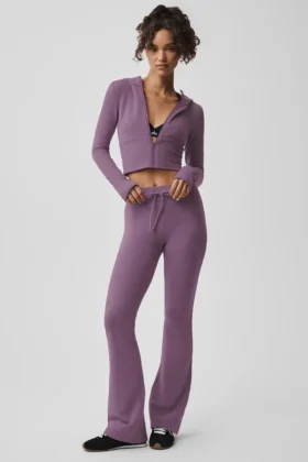 Pantaloni della tuta Sway a zampa - Plum Kiss